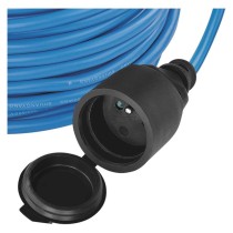 Przedłużacz mrozoodporny / 10 m / 1 gniazdo / niebieski / PVC / 230 V / 1,5 mm2