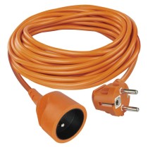 Przedłużacz 10 m / 1 gniazdo / pomarańczowy / PVC / 250 V / 1,5 mm2