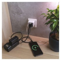 Rozgałęźnik 1×, 1×USB-A+1×USB-C, biały