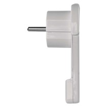 Winkelstecker für Verlängerungskabel, weiss