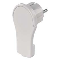 Winkelstecker für Verlängerungskabel, weiss