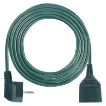 Przedłużacz 5 m / 1 gniazdo / zielony / PVC / 1 mm2