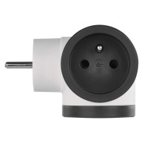 LEGRAND Revolution Rozbočovacia zásuvka 3× guľatá