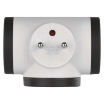 LEGRAND Revolution Rozbočovacia zásuvka 3× guľatá