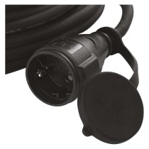 Kültéri hosszabbító 5 m / 1 aljzat / fekete / gumi-neoprén / 250 V / 1,5 mm2