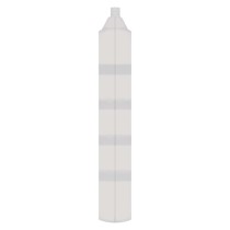 Hosszabbító 2 m  /  5 aljzat  /  fehér  /  PVC  /  1 mm2