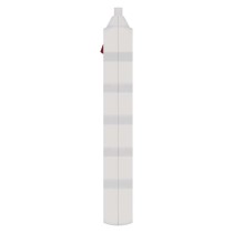 Hosszabbító 1,4 m  /  5 aljzat  /  fehér  /  PVC  /  1 mm2