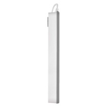 Hosszabbító 3 m / 5 aljzat / kapcsolós / fehér-szürke / 1×USB-A + 1×USB-C / 1,5 mm2