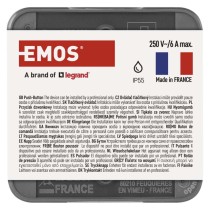 EMOS Cyklone csengő nyomógomb 1/0 IP55