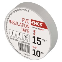 Isolierband PVC 15mm/10m Weiß, 10 Stk.