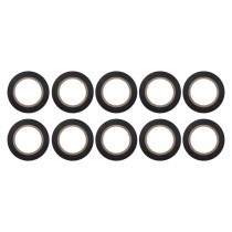 Isolierband PVC 25mm/10m Schwarz, 10 Stk.