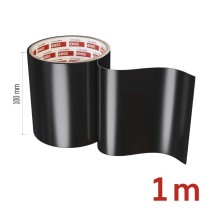 Reparaturklebeband für Schwimmbecken, 1 m × 100 mm, schwarz