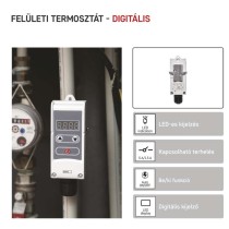 Manuális felületre szerelhető csőtermosztát P5683