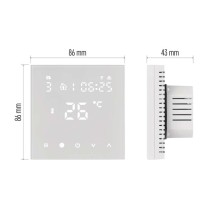 Inteligentny termostat pokojowy do ogrzewania podłogowego, GoSmart z WiFi, P56201UF