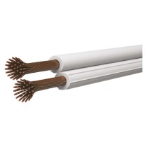UTP-Kabel 2x0,35mm weiss, 100m
