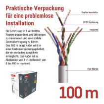 Datenkabel UTP 5E, 100m