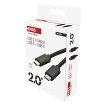 Kabel USB 2.0, wtyk C - C, szybkie ładowanie, transmisja danych, 2 m, czarny