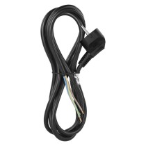 Przewód przyłączeniowy PVC 3x1,0mm, 2m czarny