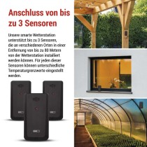 GoSmart Drahtlose Wetterstation E8610 mit WiFi