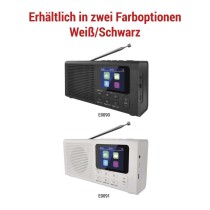 Tragbares Radio mit Bluetooth, DAB / DAB+ / FM, weiß