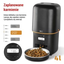 Karmidło Pet Care, 4 l, czarne