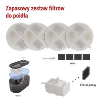 Zestaw filtrów do poideł PET-901 (H6101, H6102)