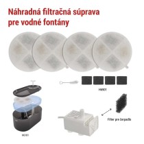 Sada filtrov PET-901 pre vodné fontány 