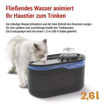 Ersatzwasserpumpe für Wasserbrunnen, weiß