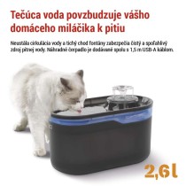 Náhradné vodné čerpadlo pre vodné fontány, biele