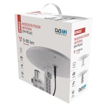 Antena zewnętrzna EM-9016C, 0–80 km, DVB-T2, DAB, FM, filtr LTE/4G