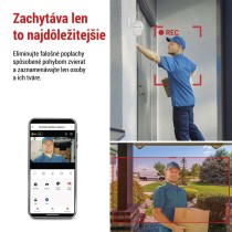GoSmart Vonkajšia otočná kamera IP-800 WASP s WiFi, biela