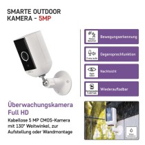 GoSmart Outdoor IP Kamera mit WiFi IP-210 SNAP, batteriebetrieben