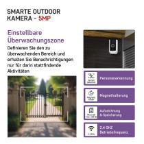 GoSmart Outdoor IP Kamera mit WiFi IP-210 SNAP, batteriebetrieben