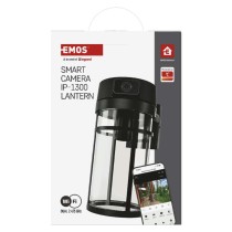 GoSmart Vonkajšia otočná kamera IP-1300 LANTERN s WiFi a svetlom, čierna