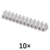 Kostka terminal block 12x6,00 mm biała 10 szt