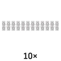 Lüsterklemme 12x10,0 mm weiss
