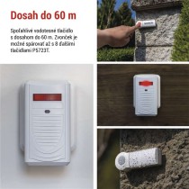 Domový bezdrôtový zvonček P5705 do zásuvky
