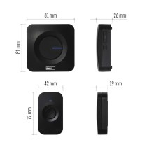 Vezeték nélküli csengő P5728, 3x AAA