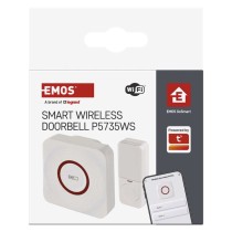 GoSmart Dzwonek bezprzewodowy z WiFi, biały
