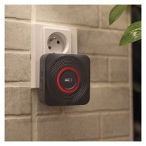 GoSmart Dzwonek bezprzewodowy z WiFi, srebrny