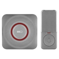 GoSmart Dzwonek bezprzewodowy z WiFi, srebrny