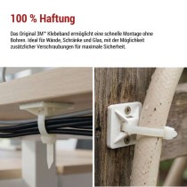 Selbstklebende Basis 30×30, weiss, 25 Stk