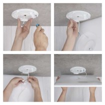 LED gaismeklis FLORI kvadrāts, balts, 18W, neitrāli balts