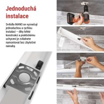 LED liniové svítidlo MANO 60W neutrální bílá