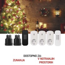 Daljinsko vodene vtičnice schuko