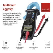 Multimetr cęgowy MD-410C