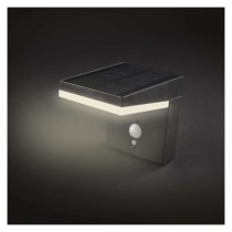 Lampa LED naścienna Garden VEREA solarna, ciepła biel, max 460 lm, IP44, PIR