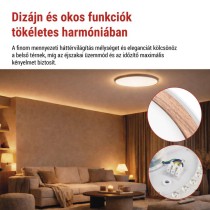 ILVI LED-es felületre szerelhető lámpa, kör alakú, 45 W, szabályozható, CCT-változtatássa
