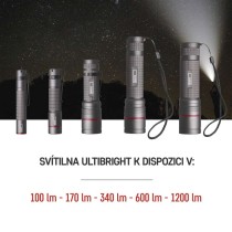 CREE LED nabíjecí kov. svítilna Ultibright 80, 600lm