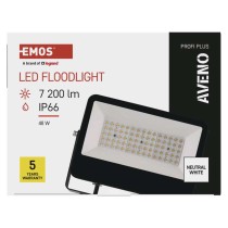 LED reflektor AVENO 48W, černý, neutrální bílá